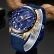 LIGE Men’s Luxury Quartz Watch – Blue Dial, Luminous Display